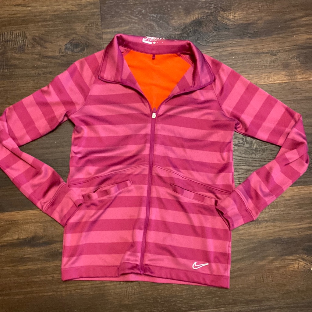 Nike Golf Pink Jacket Size Girls M